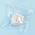 Creative white pearl sensory fidget balls in a clear self-sealing retail pouch - 6cm / White Pearl