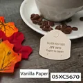 Vanilla paper jewelry card for 925 silver earrings with Japanese export print - 05xc5670-432g Vanilla Paper; Color