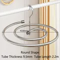 Stendibiancheria a spirale rinforzato in acciaio inox per piumini, diametro 418 mm - Acciaio Inossidabile Tondo / Diametro del tubo 9.5mm / Lunghezza 2,2m