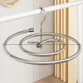 Set di 3 robusti stendibiancheria a spirale in acciaio inox per lenzuola e piumoni grandi - Acciaio Inossidabile Tondo / Diametro del tubo 9.5mm / Lunghezza 2,2m