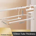 Space-saving 500mm foldable oval spiral drying rack for bedsheets and quilts - Oval Foldable White / 9.9mm Tube / 500x210x190mm