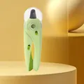 Green professional pet nail clippers with protective cover for cats and dogs - LED Lighted Nail Clipper (Green)