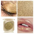 Detailansicht des goldenen Glitzer-Lidschattens für Augen und Lippen mit Funkeln - Champagnergold (03#)