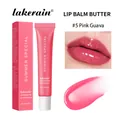 Tinted hydrating lip balm butter in #5 Pink Guava shade with moisturizing texture - Pink Guava (#5 Pink Guava)
