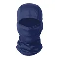 Navy blue breathable tactical cycling face mask with quick-dry mesh and elastic fabric - Navy Blue