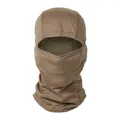 Tactical balaclava outdoor face mask in tan breathable mesh fabric for hiking - Khaki