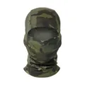 Tactical camouflage full face balaclava mask in military green for outdoor protection - Green CP
