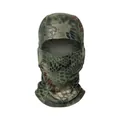 Tactical balaclava in python camouflage pattern with breathable quick-dry fabric - Jungle Green Python