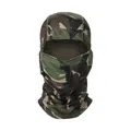 Quick-dry mesh forest camouflage balaclava mask for tactical outdoor cycling and fishing - British Jungle