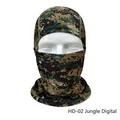 Tactical mesh breathable camo headwear in jungle digital pattern for outdoor activities - Jungle Digital