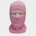 Pink breathable mesh tactical balaclava for cycling and fishing outdoor protection - Pink