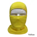 Breathable yellow camouflage mesh balaclava mask for outdoor tactical cycling HD-02 - Yellow