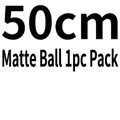 Single 50cm matte decorative ball for festive displays, custom color upon request - Matte Bead / 50cm