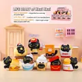 Cat life diary blind box figurine with fast food theme in cozy kitchen setting - 0299 Blackie's Daily Life Diary (8 Entries) / Full Set