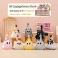 Cute cat incense burner blind box figure in a cardboard box, pink kitten variant - A138 Cat Talk Incense Burner (6 Pieces) / Full Set