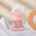 Pink mushroom head makeup sponge blender with metallic handle in clear PVC box - Mushroom Puff Single Pack (Light Pink)