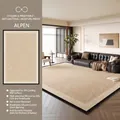 Beige ice silk cooling rug with geometric texture and non-slip backing for living rooms - Ice Silk Cooling Mat - Auburn / 200×300cm [hot Selling Size]