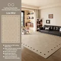 Ice silk cooling mat for living room with black dot border and anti-slip backing - Ice Silk Cooling Mat - Low Mist / 200×300cm [hot Selling Size]