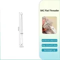 Infilago piatto in acciaio inossidabile per elastici strumento lunghezza 8,3 cm - Infila-cinghia Grande Skc (articolo Sfuso Senza Sacchetto)