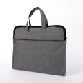 Borsa porta PC business grigia imbottita con due scomparti e comoda maniglia superiore - Grigio