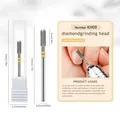 KH09 ultrafine diamond nail drill bit for Russian manicure cuticle removal. - KH09 Extra Fine-Drill Bit