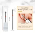 Professional KH11 diamond nail drill bit with coarse grit for Russian manicure cuticle removal - KH11 Coarse Grit-Drill Bit