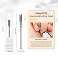 Professional medium grit diamond nail grinding head KH10 for Russian manicure preparation - KH10 Medium-Drill Bit