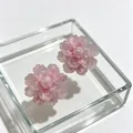 2604170 Pink Flower Earrings