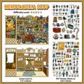 DIY souvenir shop scenery sticker set with 1 background card and 2 clear PET sheets - Souvenir Shop (open Today - Part 45)