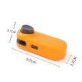 Tragbares Mini-Folienversiegelungsgerät in Orange mit Größenangaben für Snackbeutel - Neuer Stil / Orange