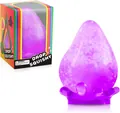 Μωβ squishy παιχνίδι σταγόνα με γκλίτερ σε πολύχρωμη συσκευασία ουράνιου τόξου - Μοβ ονειρική σταγόνα νερού (1 τεμάχιο)