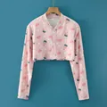 Chal rosa para hombros de mujer con estampado de cupcakes para dormir y calor - M / Rosa Helado (Algodón Delgado)