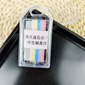 Set de pinzas para el cabello coloridas en caja acrílica con horquillas pastel variadas - Horquilla Colorida Ondulada Caja Transparente / Set en Caja / Combo Multicolor