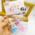 Colorful durable elastic hair bands in multi-color pack with high elasticity feature - Small Size / Jelly Color Small Loop