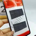 Classic black bobby pins on red and white display card for secure hair styling - Flat Style (Small)