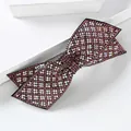 Pasador de lazo con brillantes cristales morados y pedrería en accesorio para el pelo - Rejilla Doble Capa Strass Púrpura