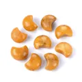 Set de ocho lunas de cristal natural naranja de 15mm para joyería artesanal - Jade Amarillo