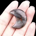 Pierre de lune naturelle polie en jaspe héliotrope gris foncé avec taches rouges à la main - Héliotrope Africaine