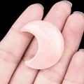 Pierre de lune en quartz rose naturel pour la guérison et décoration d'intérieur - Quartz rose