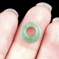 Natural green aventurine stone donut pendant for DIY jewelry making and necklaces - 10mm / Green Aventurine