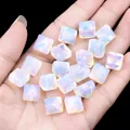10 mm Pyramiden-Opal-Kristallperlen mit Facettenschliff für DIY-Halsketten und Schmuck - Synthetischer Opal