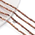 Rose gold hematite cylinder beads 5mm x 3mm for handmade jewelry DIY necklaces - 1 Strand (Approx. 82 Beads) / Copper