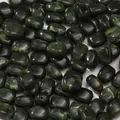 Dark green marble texture acrylic barrel beads for DIY bracelet and craft making - 10 Pieces/Pack (10.5*13.5mm) / Dark Green