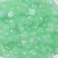 Light green marble acrylic barrel beads for DIY bracelets and phone chain accessories - 10 Pieces/Pack (10.5*13.5mm) / Light Green