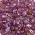 Purple marble texture acrylic beads with rounded rectangle shape for DIY jewelry making - 10 Pieces/Pack (10.5*13.5mm) / Purple