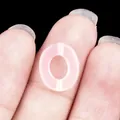 Roze doorschijnende ovale holle kraal van natuurlijk agaat voor DIY sieraden maken - 10*12mm Ovaal / Agaat