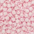 Pink and white 10mm acrylic crackle beads for DIY jewelry making and bracelets - Pink