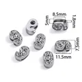 Ciondolo a numero 9 in argento con strass scintillanti per portachiavi e gioielli DIY - Numero 9