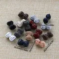 Cartoon bow-knot acrylic beads in multi-color vintage style for DIY phone chains - 3D Bow Style / 20 Pieces/Pack (19.5x13x10.5mm)