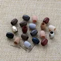 Matte finish barrel-shaped spacer beads in various colors for DIY crafts and decor - Oval Style / 20 Pieces/Pack (9x7.5mm)